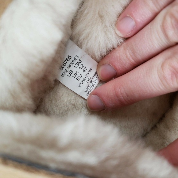 Lands End Mens Suede Leather Moccasin Slippers NWT - Picture 12 of 12